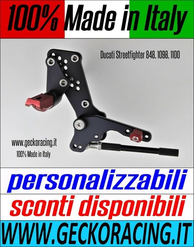 Pedane arretrate regolabili - pedane,