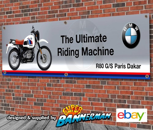 Striscione moto bmw r80 - striscione,