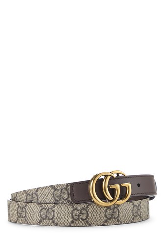 Gucci brown supreme canvas - brown,