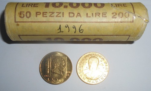 San marino 200 - marino, lire