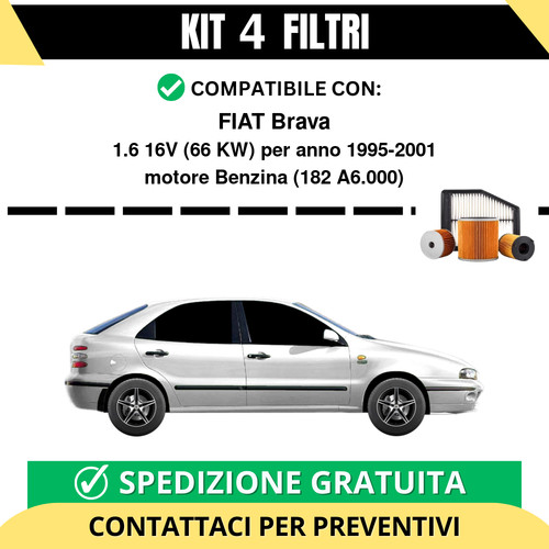 Kit filtri tagliando per - 4,