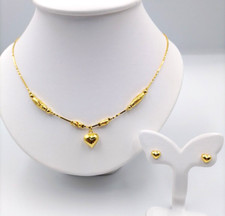 Set Cute Heart Pendant