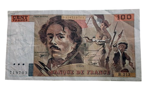 Banconota 100 franchi francesi - franchi,