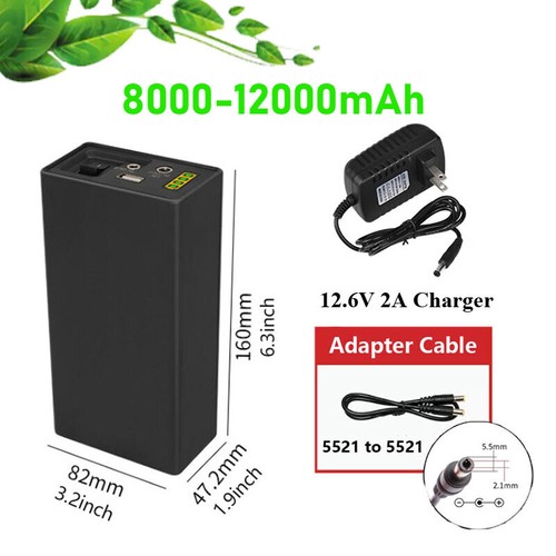 Dc12v5v esterno grande - 9v,