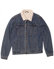 ZUIKI Giacca Sherpa Uomo Denim