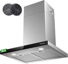 Chef TR60SS Cappa Aspirante a Ricircolo Da 60 Cm, Cappa Aspirante Silenziosa EEK