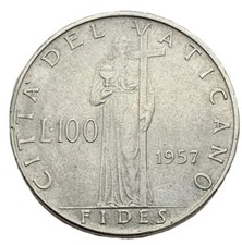 100 LIRE 1957 - CITTÀ DEL