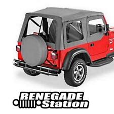 Jeep Wrangler TJ Supertop Softtop Inclusi Finestrini Grigi Denim Bestop 96-06