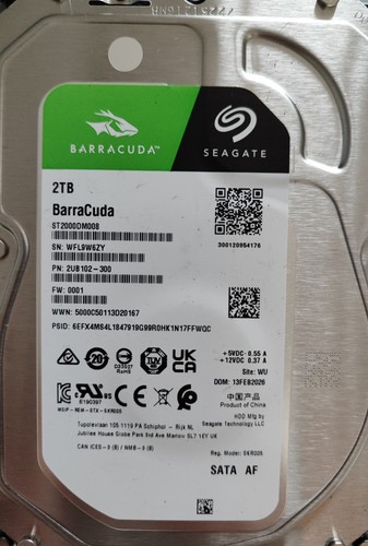 Hard disk 2tb - interno, sata