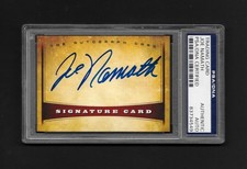 Joe Namath Signed Signature