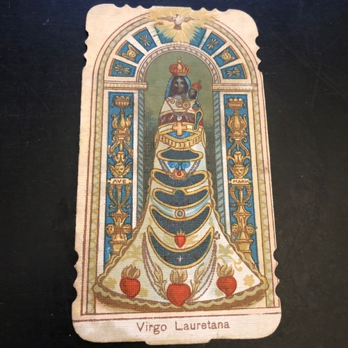 Antico santino virgo lauretana - virgo,