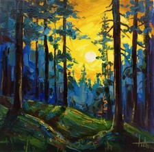 Dipinto originale paesaggio