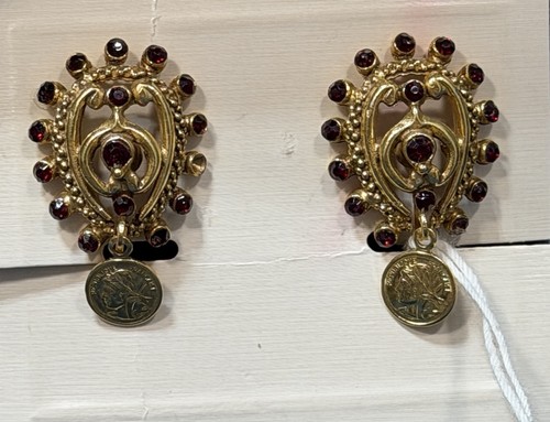 Orecchini vintage etruschi - vintage,