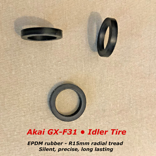 Akai f31 idler tire - idler, ○