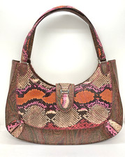 borsa a mano usata ETRO pitone pelle donna modello paisley unisex 27421