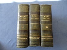 Religione-La sacra Bibbia tradotta da Mons. A. Martini-3 volumi-napoli 1850