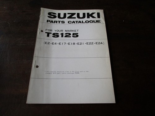 Suzuki 125 ts125 1975 parts - suzuki,