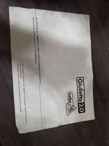 Manuale alfa usato - alfa, stoccato