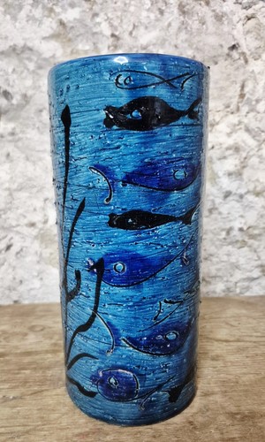 Vaso pesce blu bitossi rimini - blu,