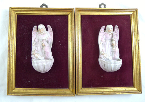 Coppia antica acquasantiera - antica,