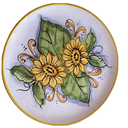 Piatto ceramica dipinta a - in,