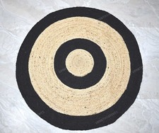 Tappeto iuta rotondo beige - iuta,