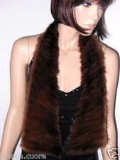 Sciarpa COLLO VISONE Pelliccia