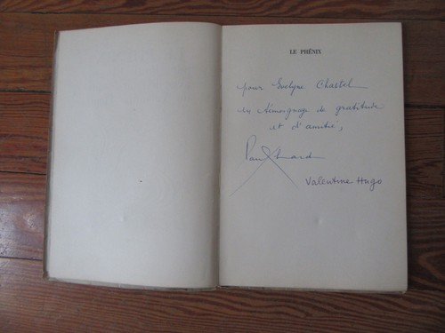 Envoi autographe paul - envoi, eluard