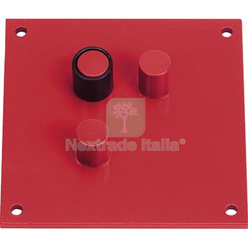 1pz piastra piegaferro acciaio - 1pz,
