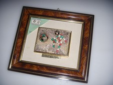 ITALIA 90 MONDIALI CALCIO QUADRO 20x18 LICENZA UFFICIALE 1986 DA COLLEZIONE