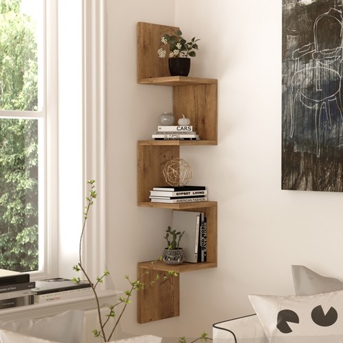 Mensola angolare libreria - angolare,
