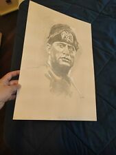 Mussolini Fascismo RSI II Guerra  World War II Tecnica Mista Giuseppe Bacci