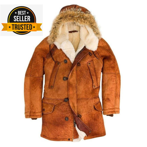 Cappotto uomo lungo vera - , pelle