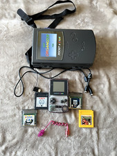 Kit Gameboy color trasparente con Organizer pocket color, lampadina e 5 giochi