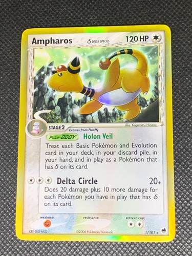 Ampharos 101 holo ex - 1/101,