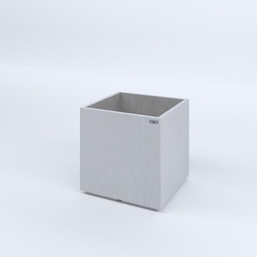 Fioriere cemento lisce - fioriere, cubo