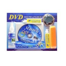 KIT PULIZIA UNIVERSALE PER LASER LENTE DEL LETTORE CD DVD VCD LENS CLEANER PC