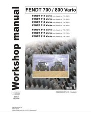 Manuale officina Fendt 700 800