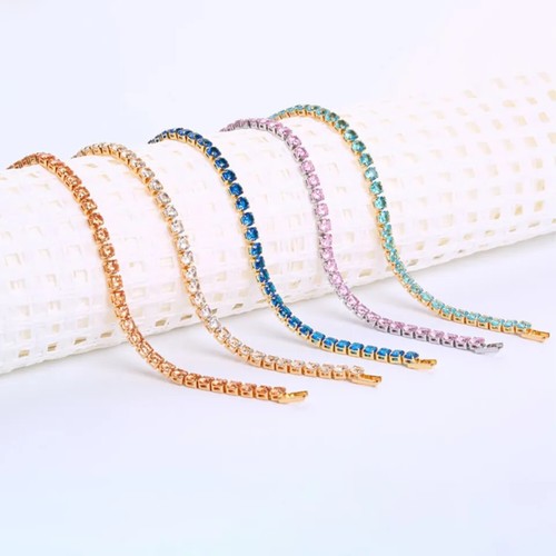Braccialetti tennis zirconi - braccialetti,