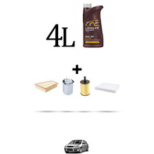 HOFFCAR Kit tagliando 4 FILTRI