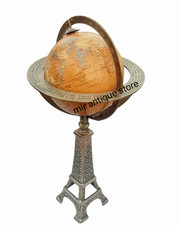 Mappamondo vintage in ottone