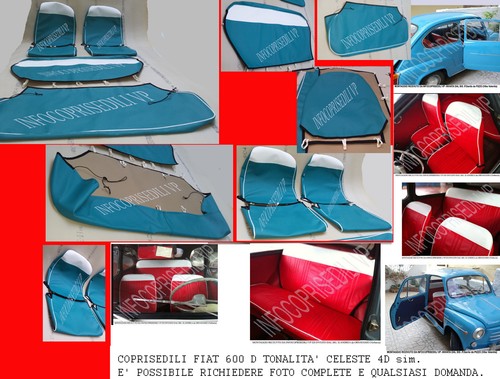 Fiat 600 epoca coprisedili - fiat,