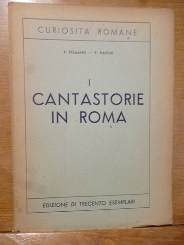Romano partini cantastorie - romano,
