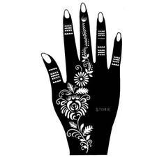 Stencil tatuaggio henné mano