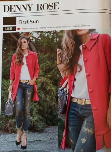 Jeans con rotture - rotture, rose