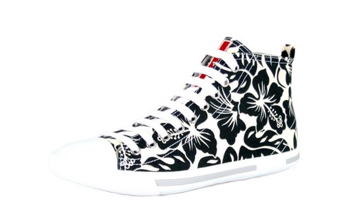 Sneaker prada hibiscus canvas - sneaker,