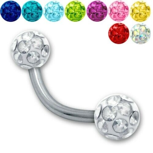 Piercing per occhi brow con - piercing,