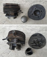 GRUPPO TERMICO ORIGINALE VESPA 50 LOGO QUADRO CON BRONZINA ESATTAMENTE COME FOTO