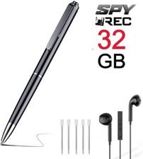 Registratore spia penna audio micro mini 32gb microspia ambientale