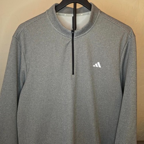 Felpa adidas grigia quarto zip - quarto,